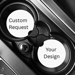 Set of 2 - Ceramic Car Coaster